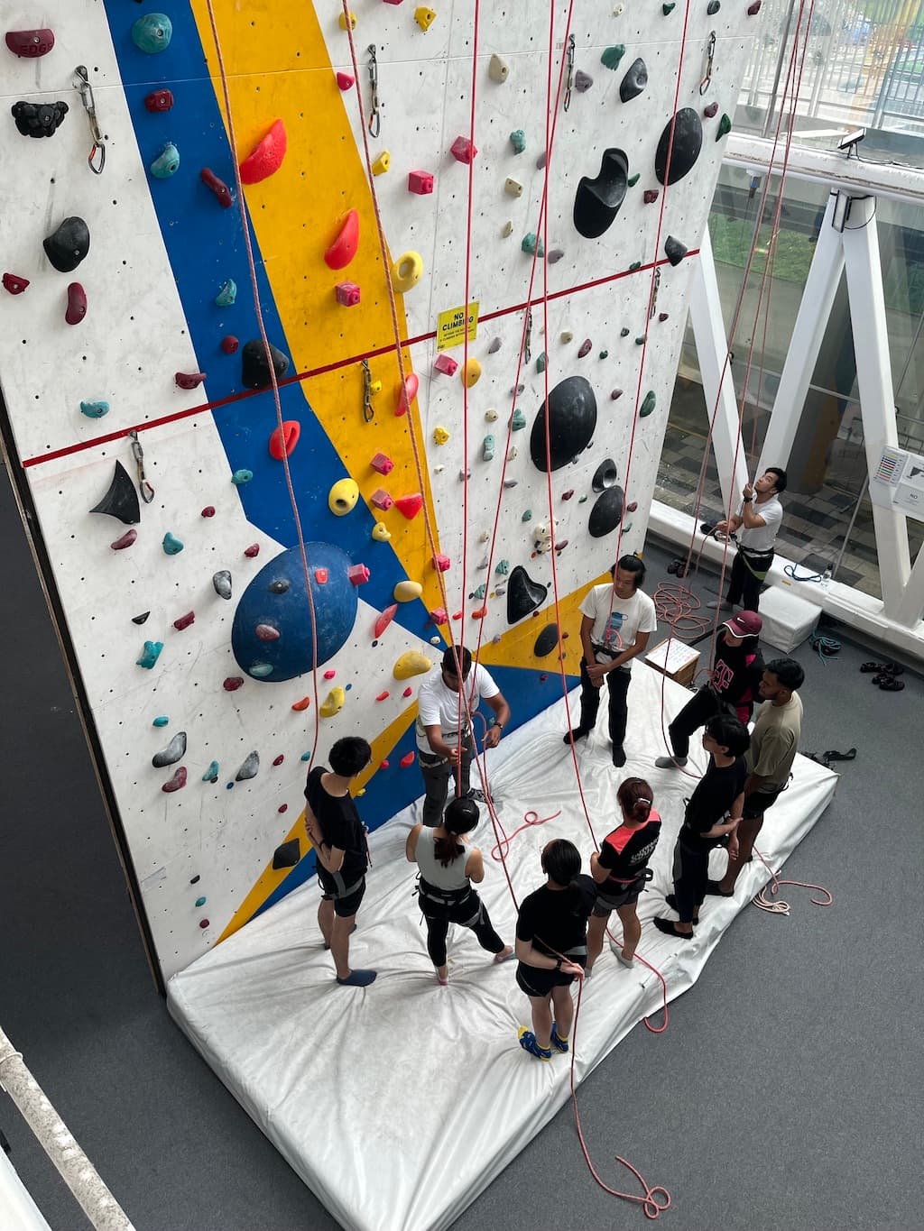 Upwall Climbing